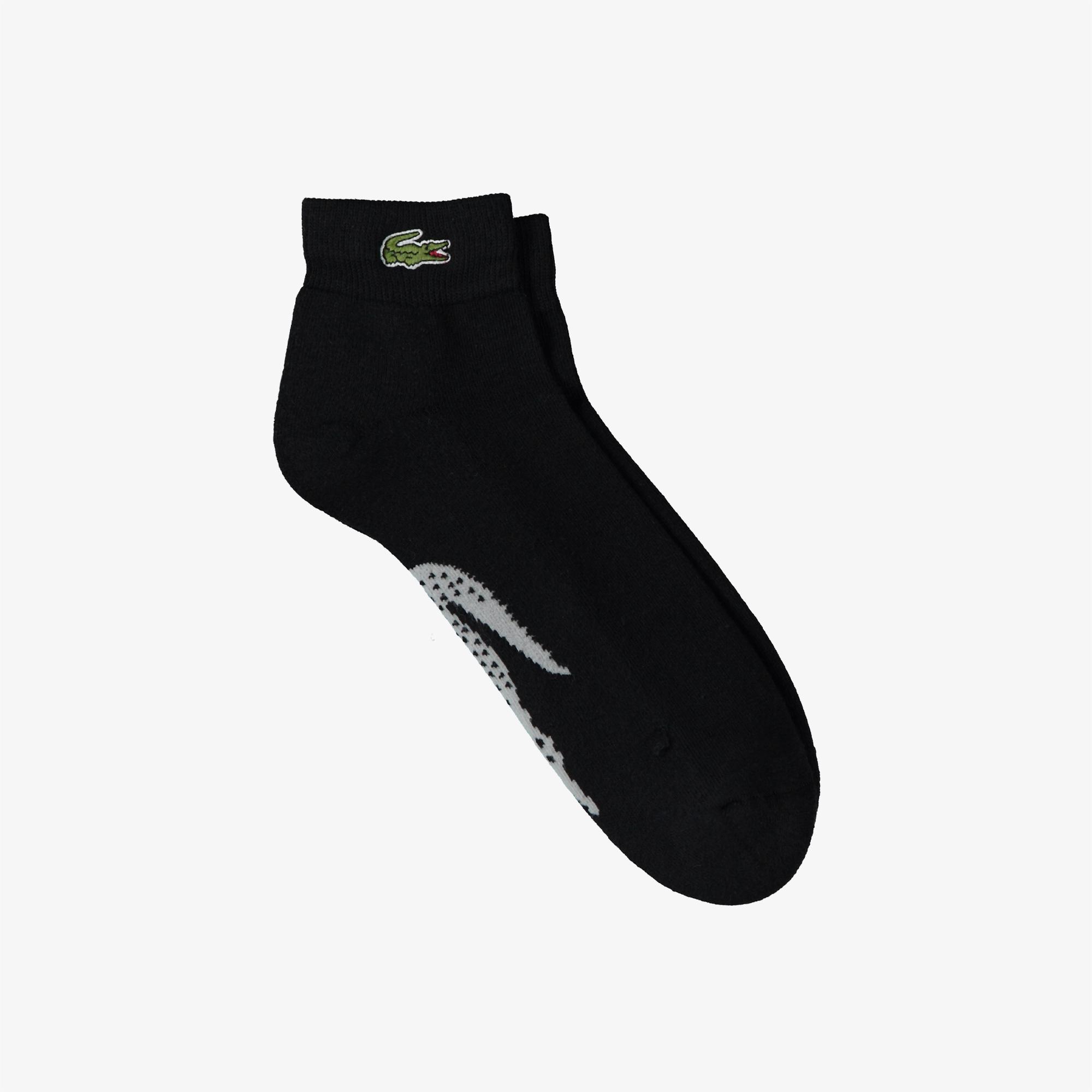 Lacoste Erkek Baskılı Siyah Çorap