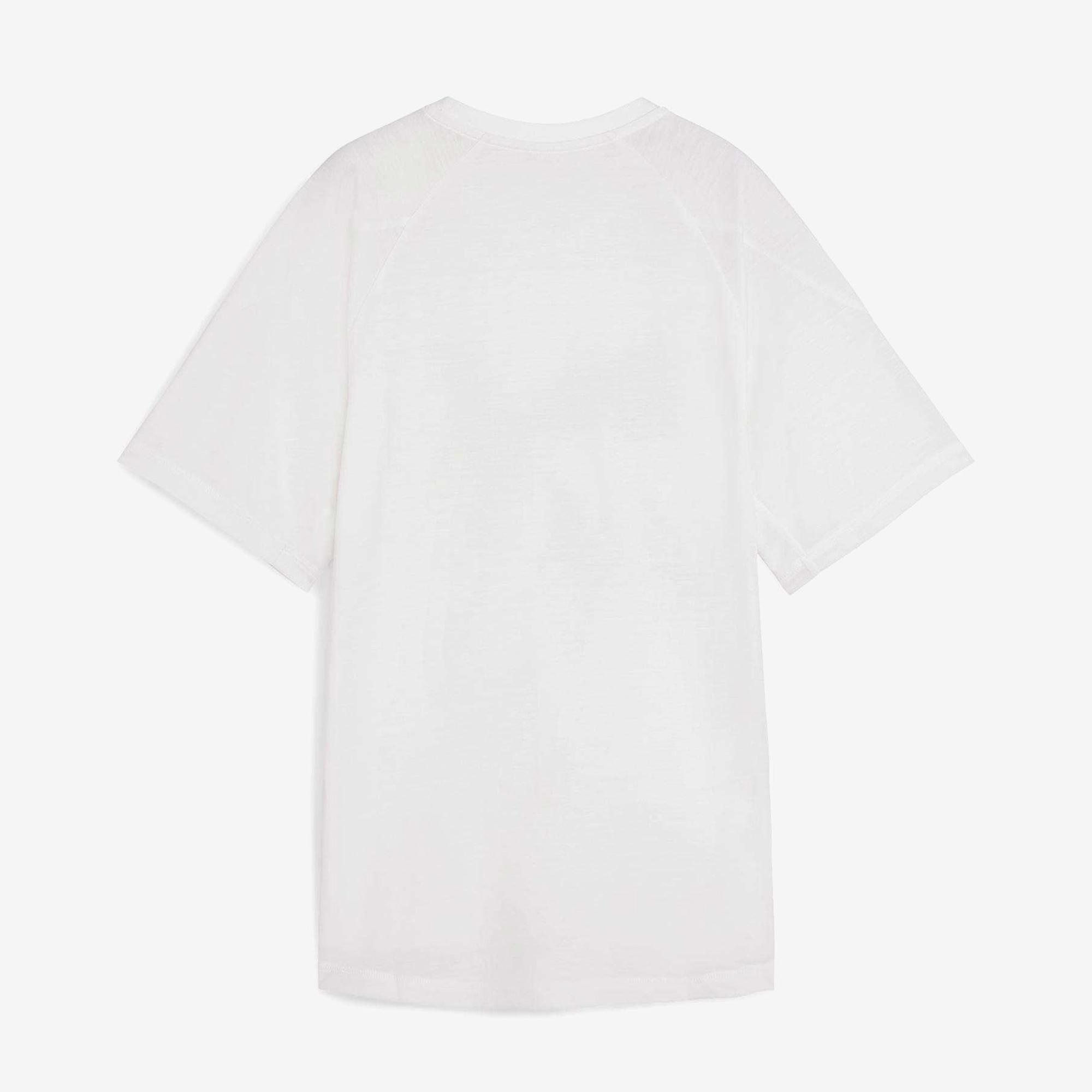 Puma Evostrıpe Graphic Kadın Beyaz T-Shirt