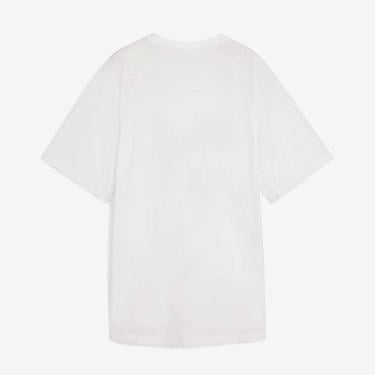  Puma Evostrıpe Graphic Kadın Beyaz T-Shirt