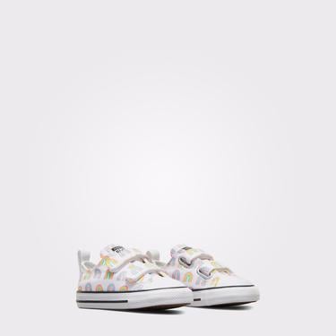  Converse Chuck Taylor All Star Rainbows Çocuk Beyaz Sneaker