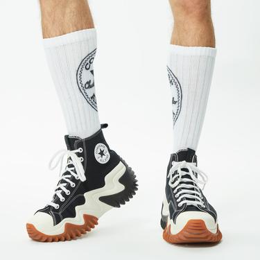  Converse Chuck Taylor Erkek 2'li Beyaz Uzun Çorap