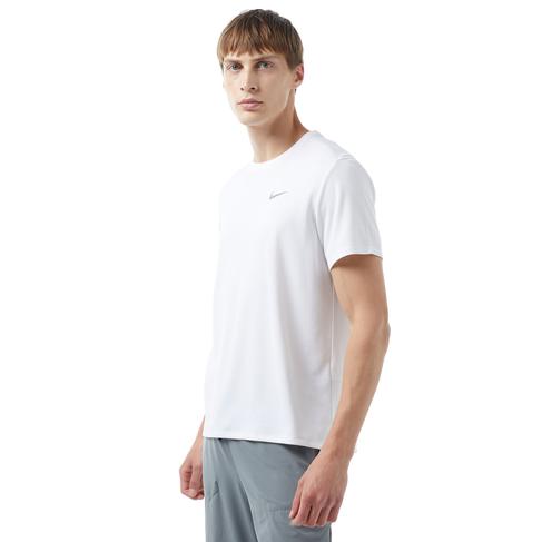  Nike Dri-Fit Miler Erkek Beyaz T-Shirt