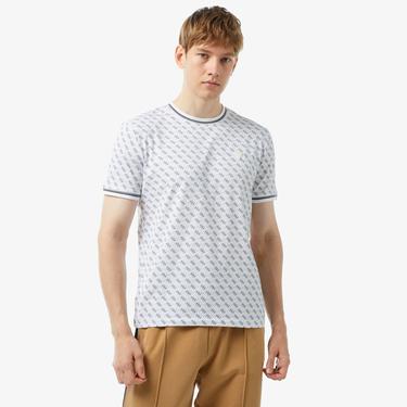  Guess Marshall Mid Organic Stretch Jersey 180 Erkek Beyaz T-Shirt