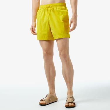  Tommy Hilfiger Medium Drawstring Erkek Sarı Mayo Şort