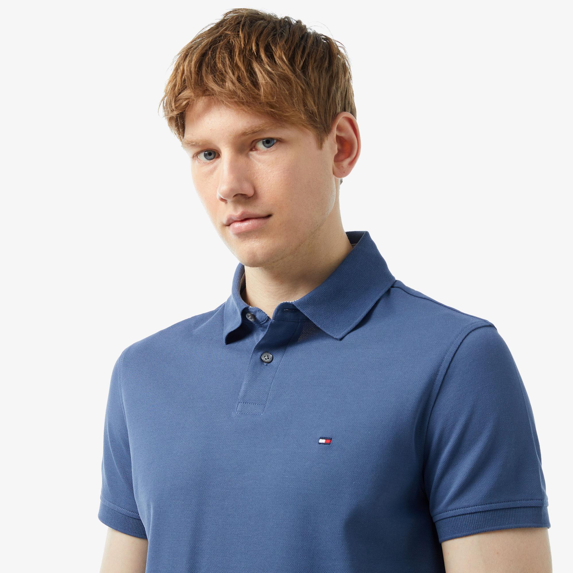 Tommy Hilfiger 1985 Regular Erkek Mavi Polo
