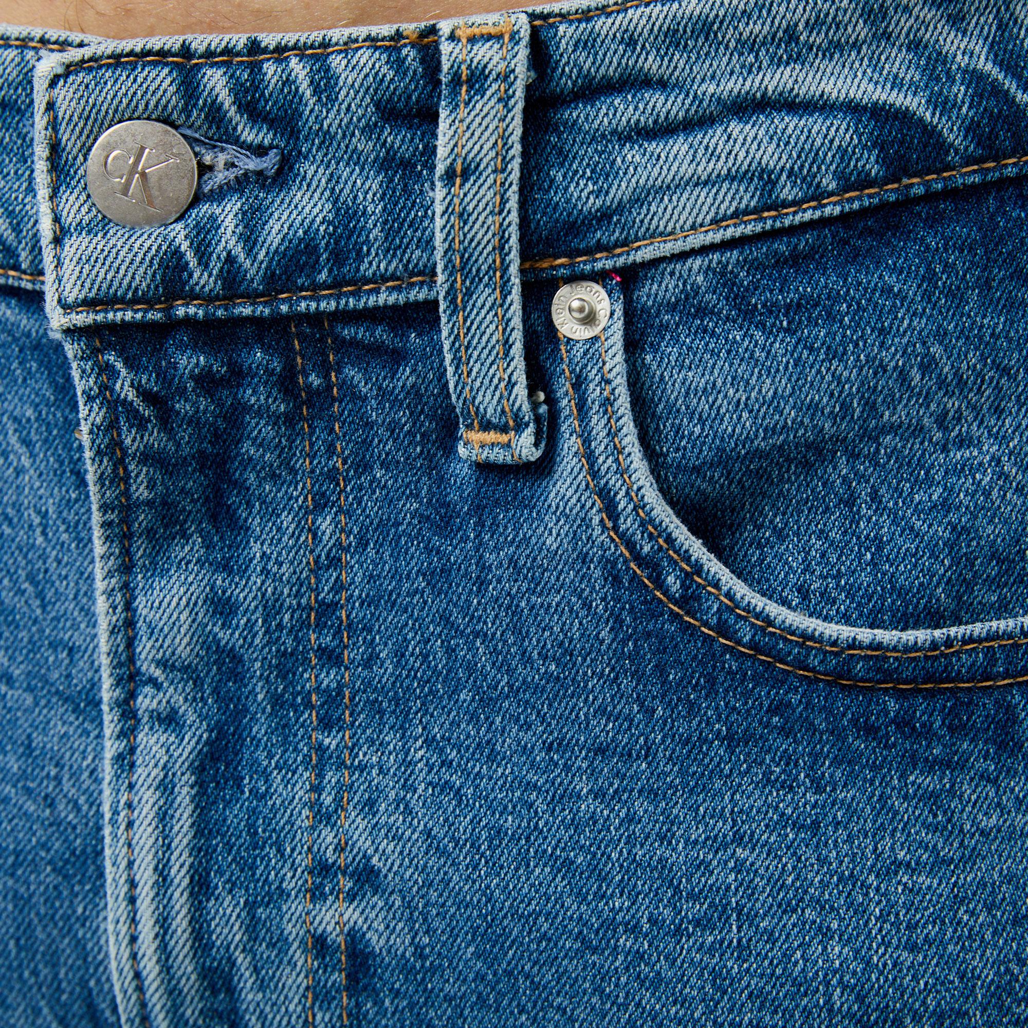 Calvin Klein Jeans Erkek Mavi Jean