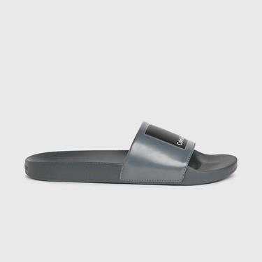  Calvin Klein Iconic Plaque Hf Erkek Gri Terlik