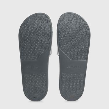  Calvin Klein Iconic Plaque Hf Erkek Gri Terlik
