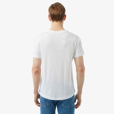  Calvin Klein Lifestyle Erkek Beyaz T-Shirt