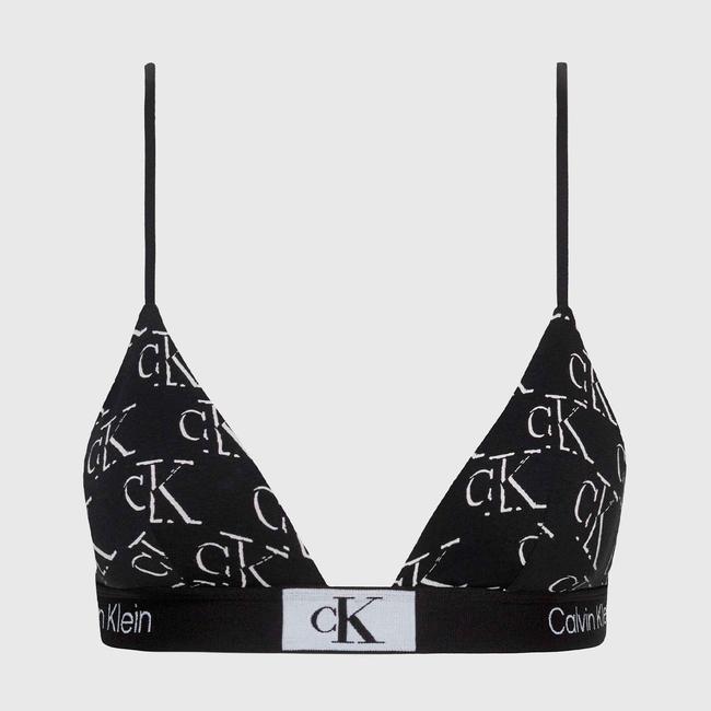  Calvin Klein 1996 Cotton Kadın Siyah Bra