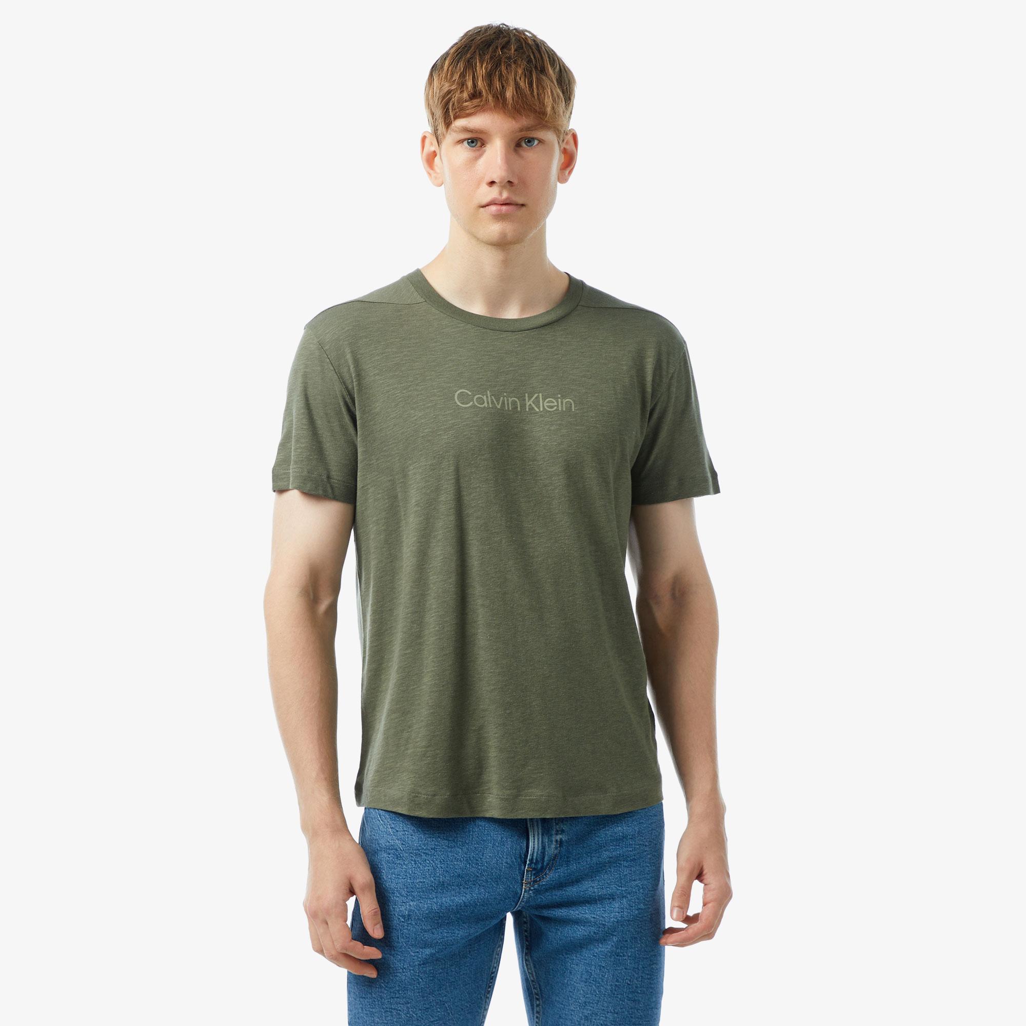 Calvin Klein Lifestyle Erkek Yeşil T-Shirt
