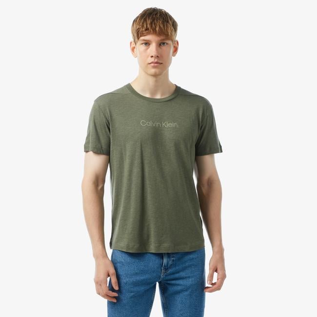  Calvin Klein Lifestyle Erkek Yeşil T-Shirt