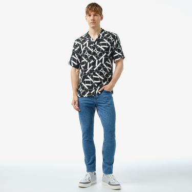  Calvin Klein Monogram Erkek Siyah Gömlek