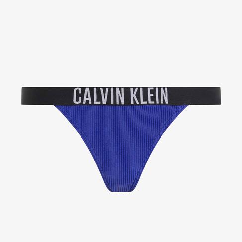  Calvin Klein Intense Power Rib Kadın Mavi Bikini Altı