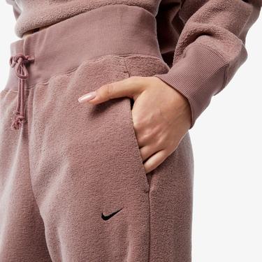  Nike Sportswear Phoenix Plush High Rise Kadın Pembe Eşofman Altı