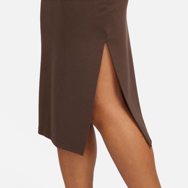  Nike Sportswear Essential Kadın Kahverengi Elbise