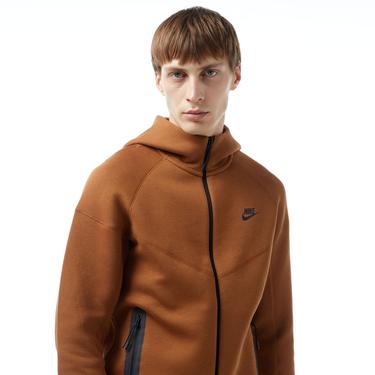  Nike Tech Fleece Erkek Kahverengi Sweatshirt