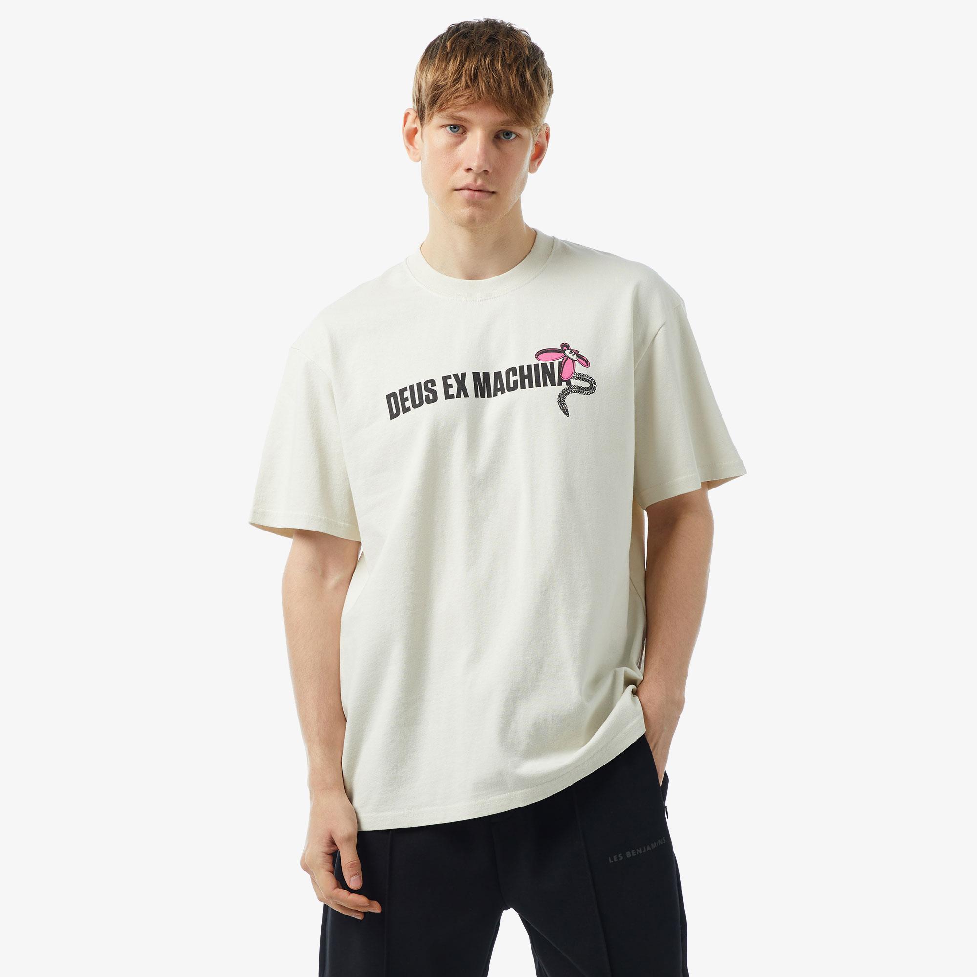 Deus Ex Machina Surf Shop Erkek Beyaz T-Shirt