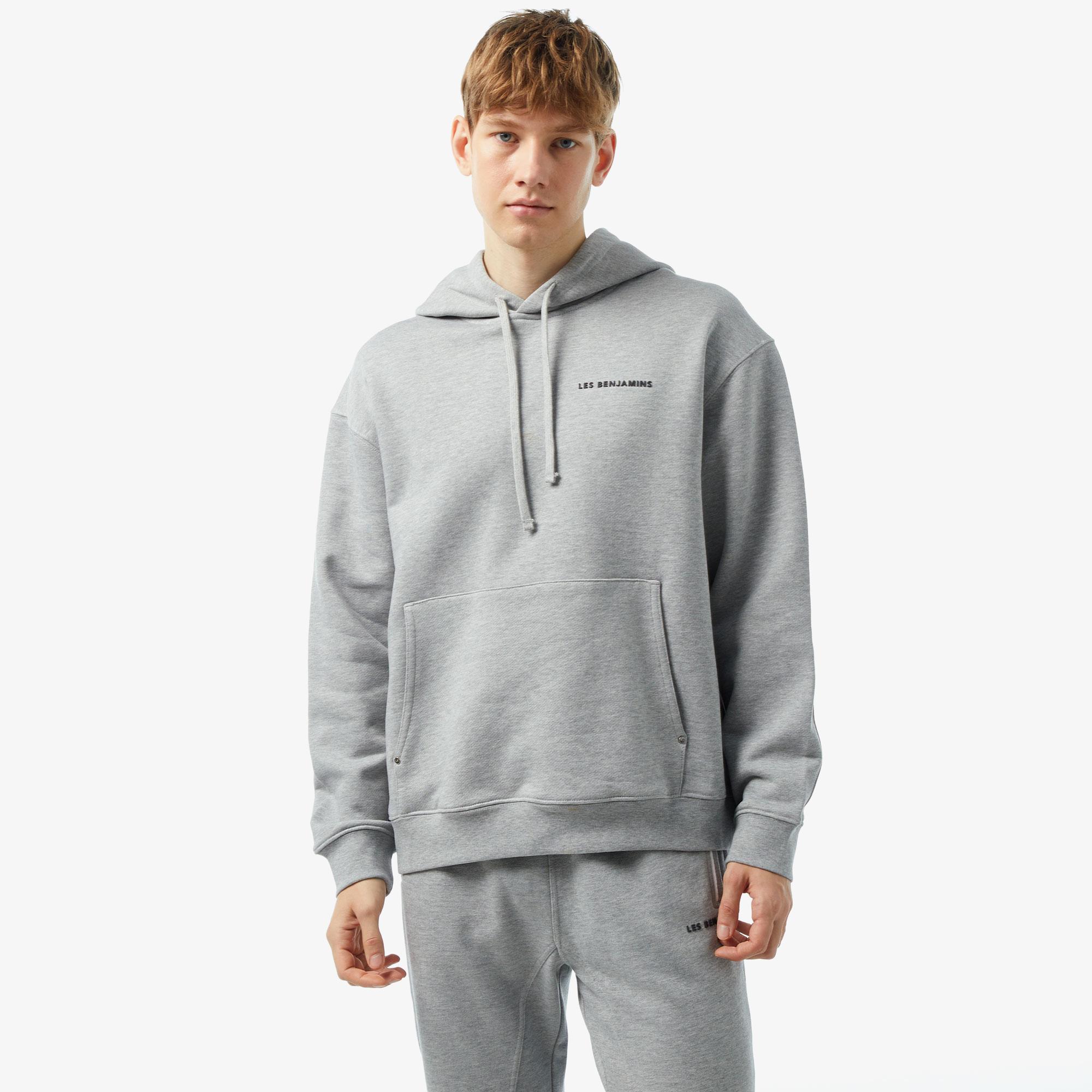 Les Benjamins 403 Erkek Gri Sweatshirt