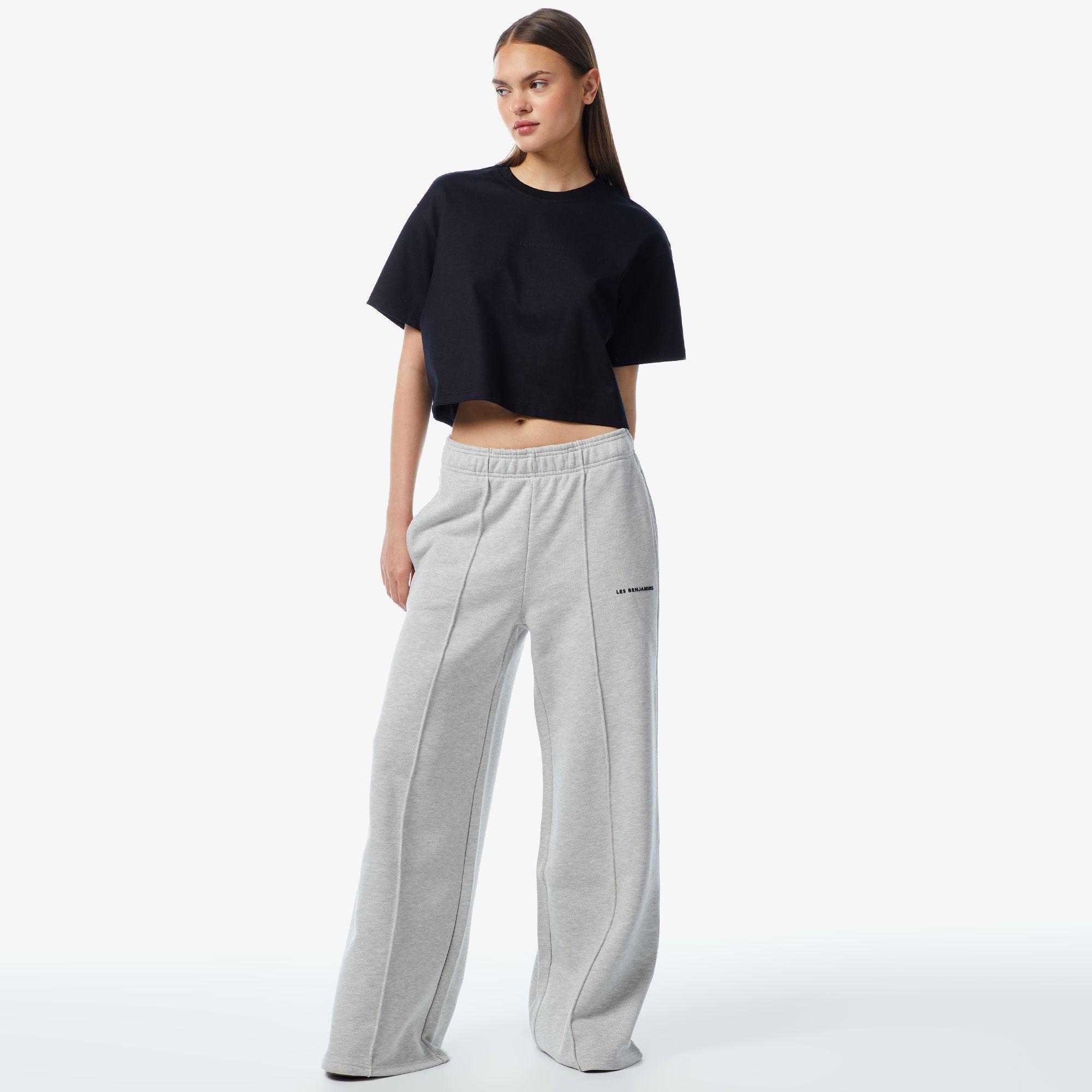 Les Benjamins Kadın Siyah T-shirt