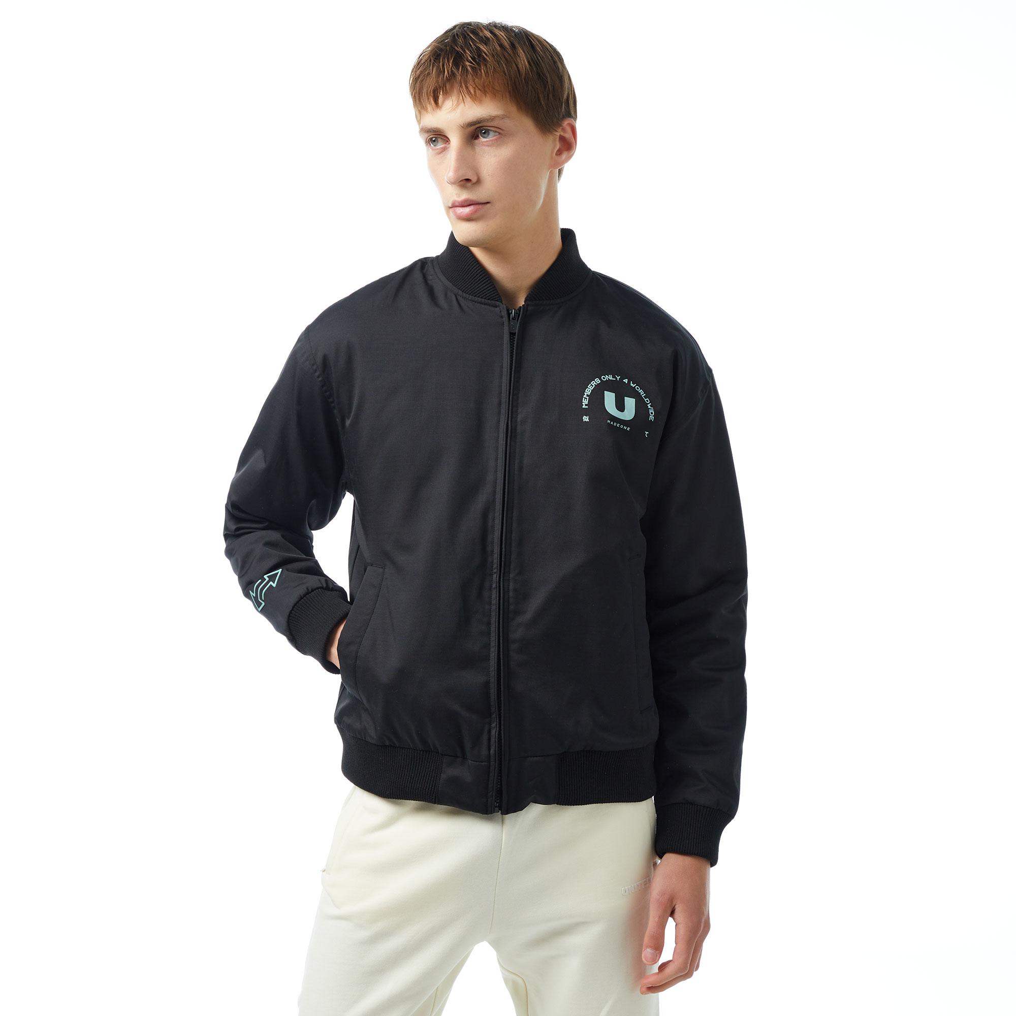 UNITED4 Classic Erkek Siyah Ceket