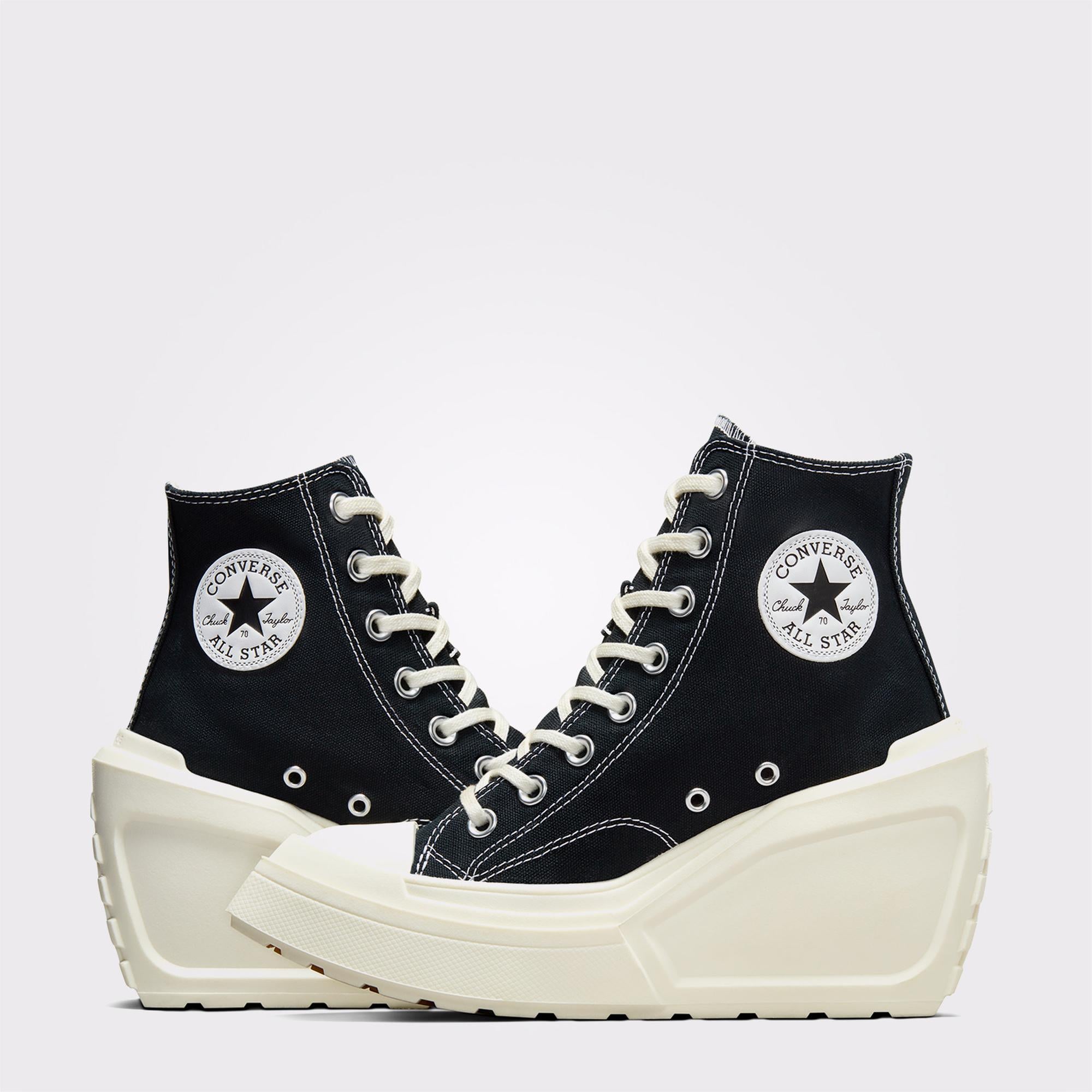 Converse Chuck 70 De Luxe Wedge Kadın Siyah Sneaker