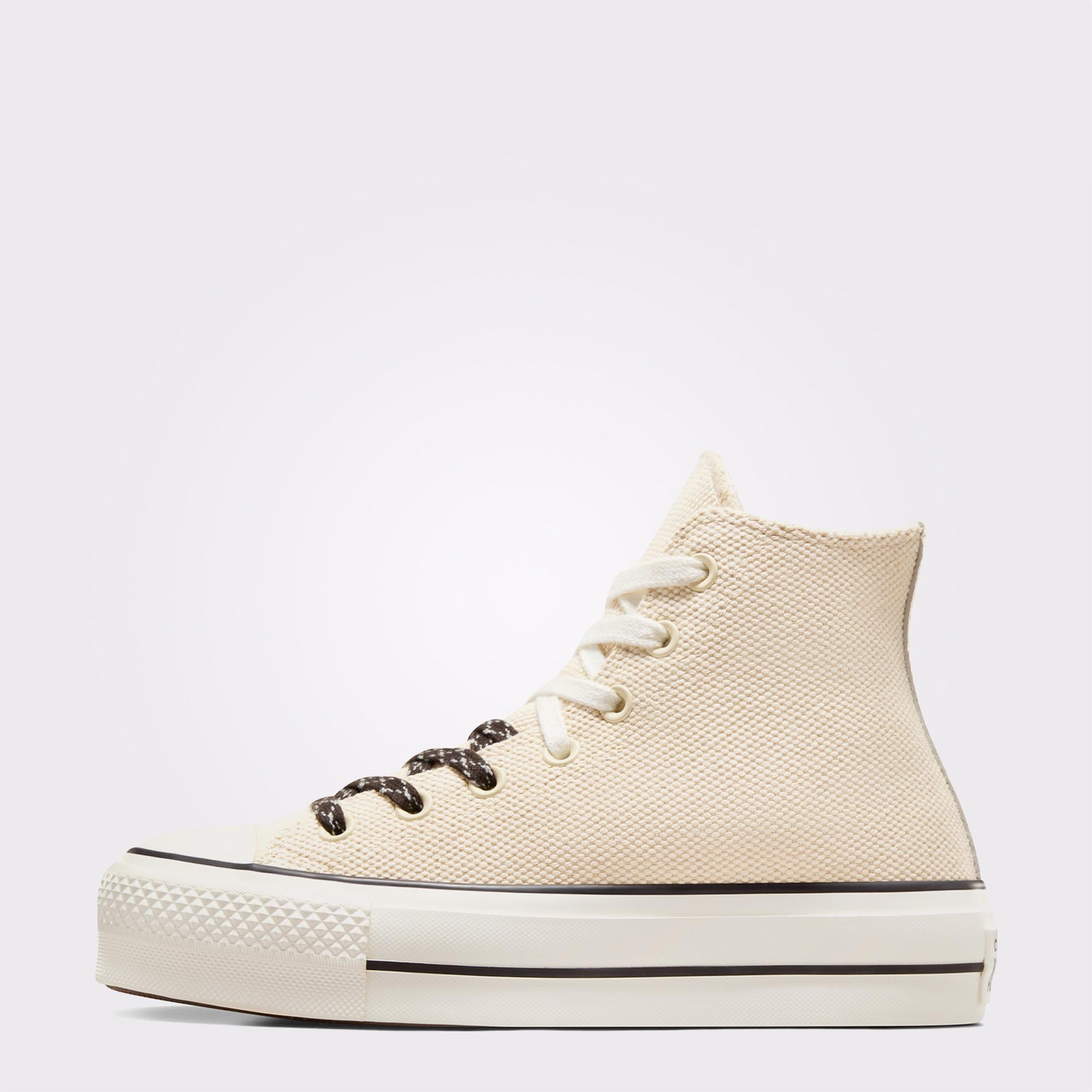 Converse Chuck Taylor All Star Lift Unisex Krem Platform Sneaker