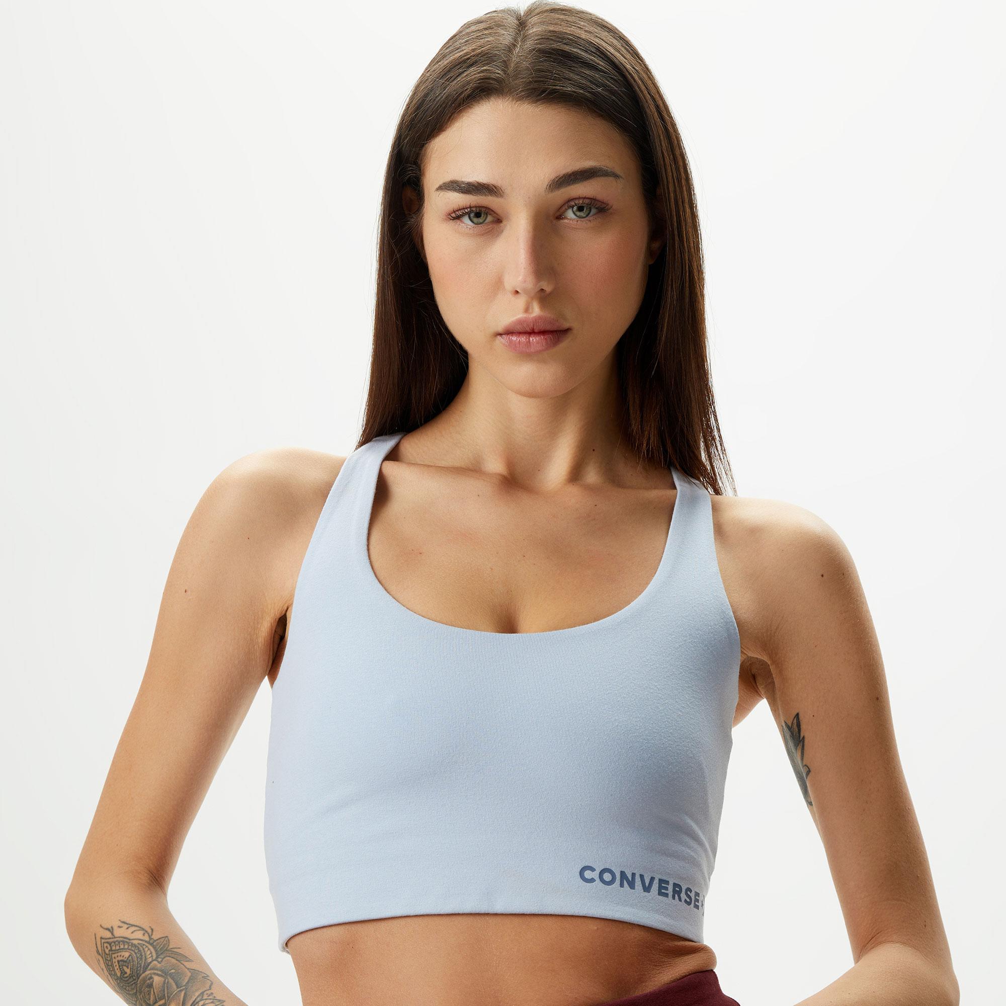 Converse Wordmark Top Kadın Mavi Bra