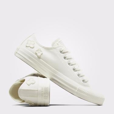  Converse Chuck Taylor All Star 3D Flowers Kadın Krem Sneaker
