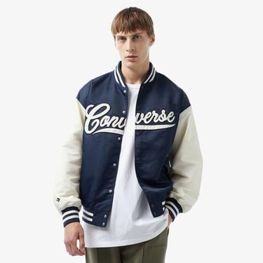  Converse Vintage Varsity Unisex Lacivert Ceket