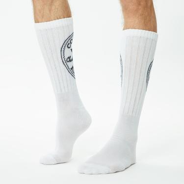  Converse Chuck Taylor Erkek 2'li Beyaz Uzun Çorap