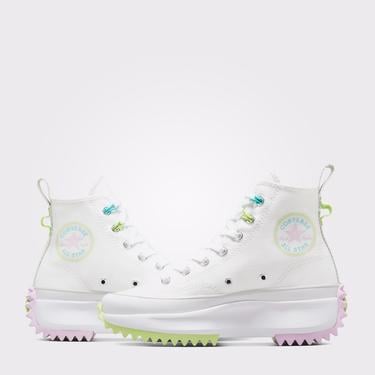  Converse Run Star Hike Unisex Beyaz Platform Sneaker