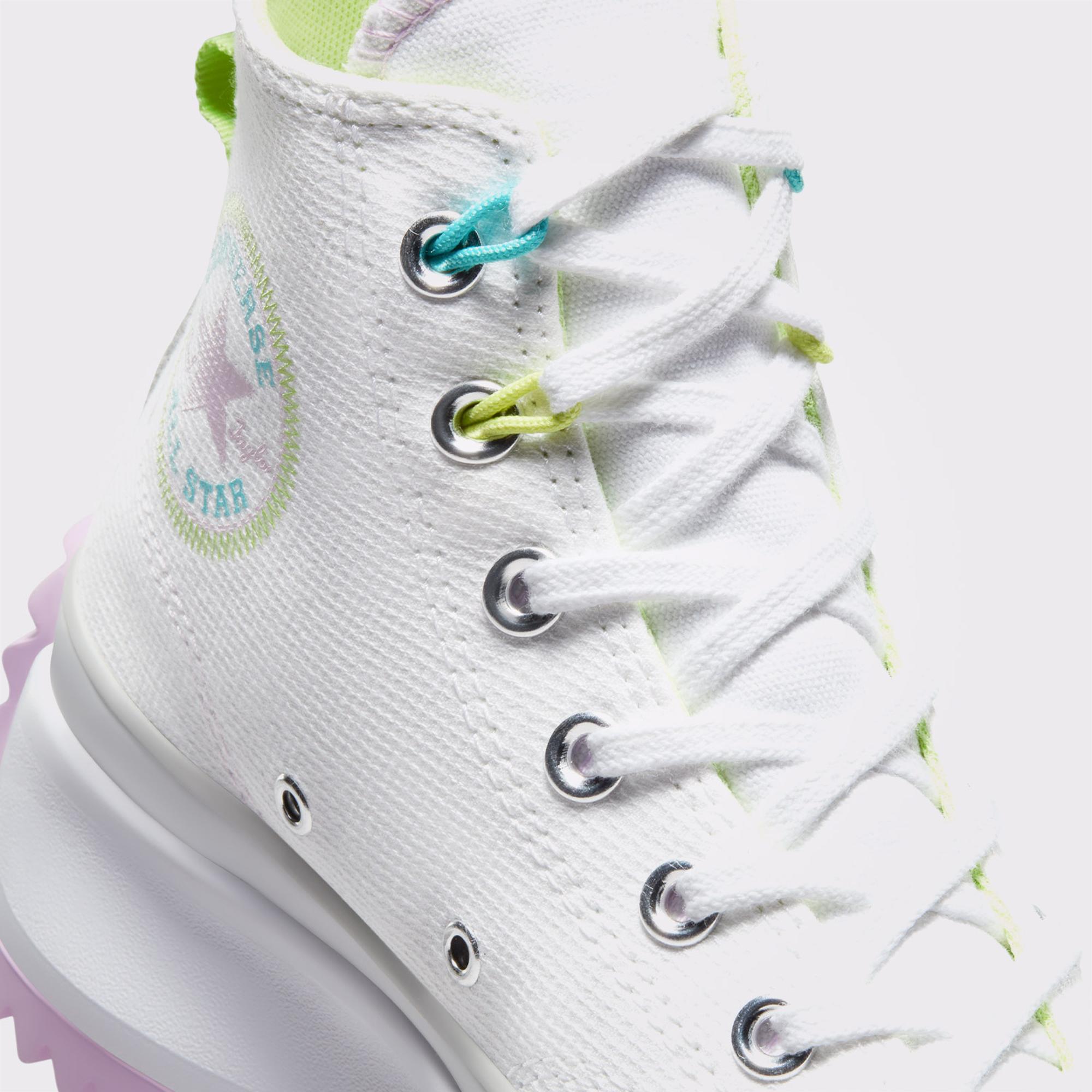 Converse Run Star Hike Unisex Beyaz Platform Sneaker