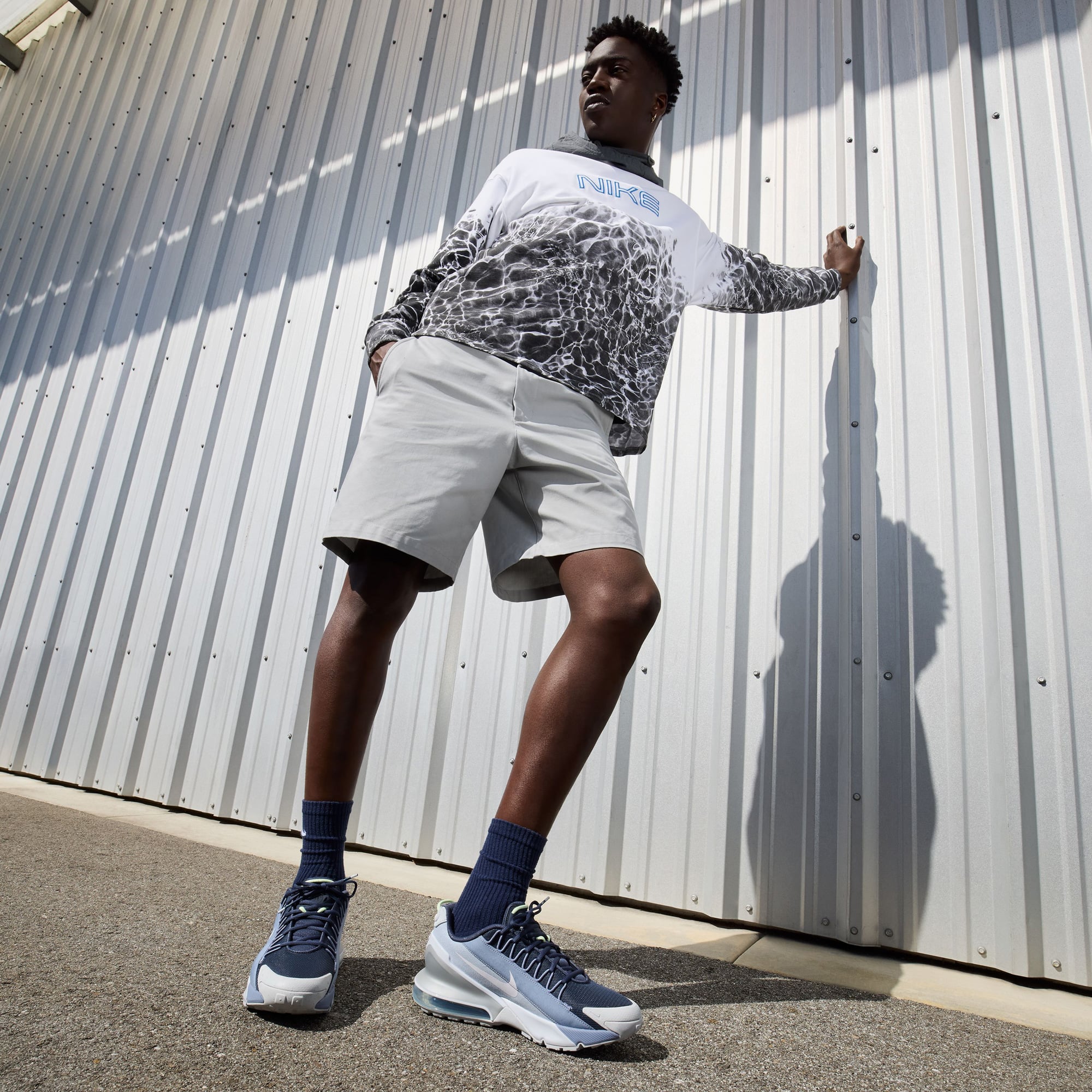 Nike Nike Air Max Pulse Roam Erkek Mavi Spor Ayakkabı Sneaker | FashFed Mavi - 9. görsel