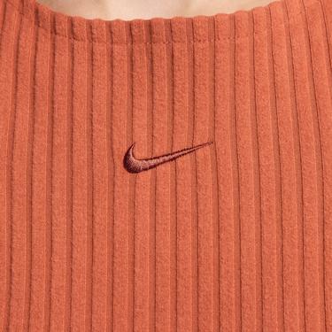  Nike Sportswear Chill Knit Kadın Turuncu Elbise