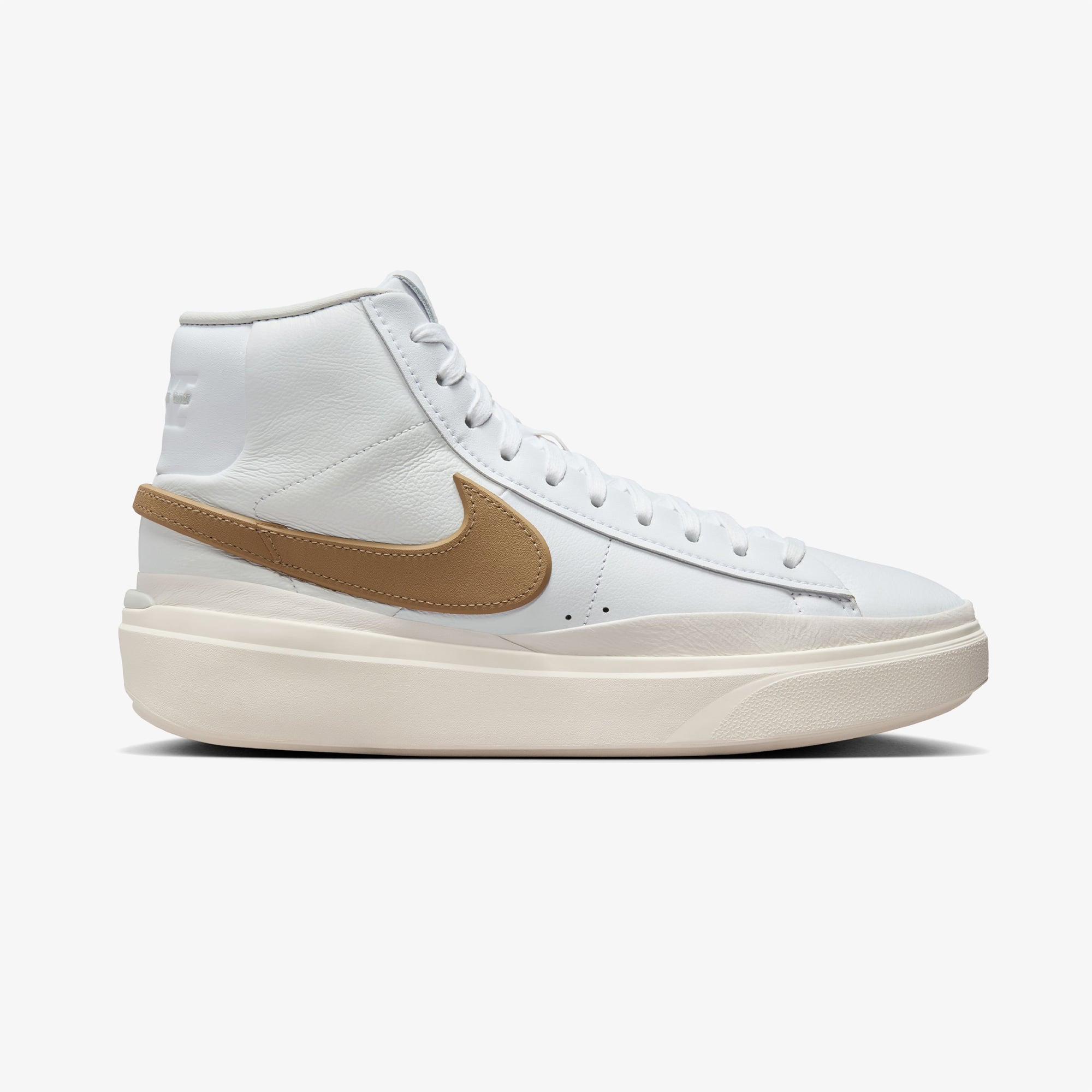 Nike Nike Blazer Phantom Mid Erkek Beyaz Spor Ayakkabı Sneaker | FashFed Beyaz - 2. görsel