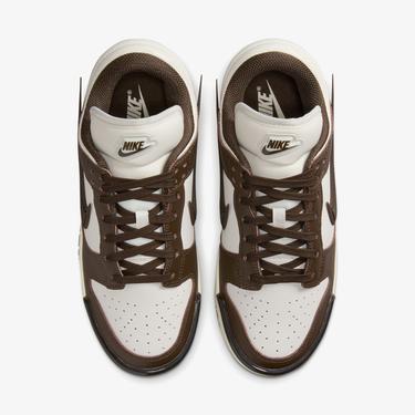  Nike Dunk Low Twist Kadın Krem/Kahverengi Spor Ayakkabı