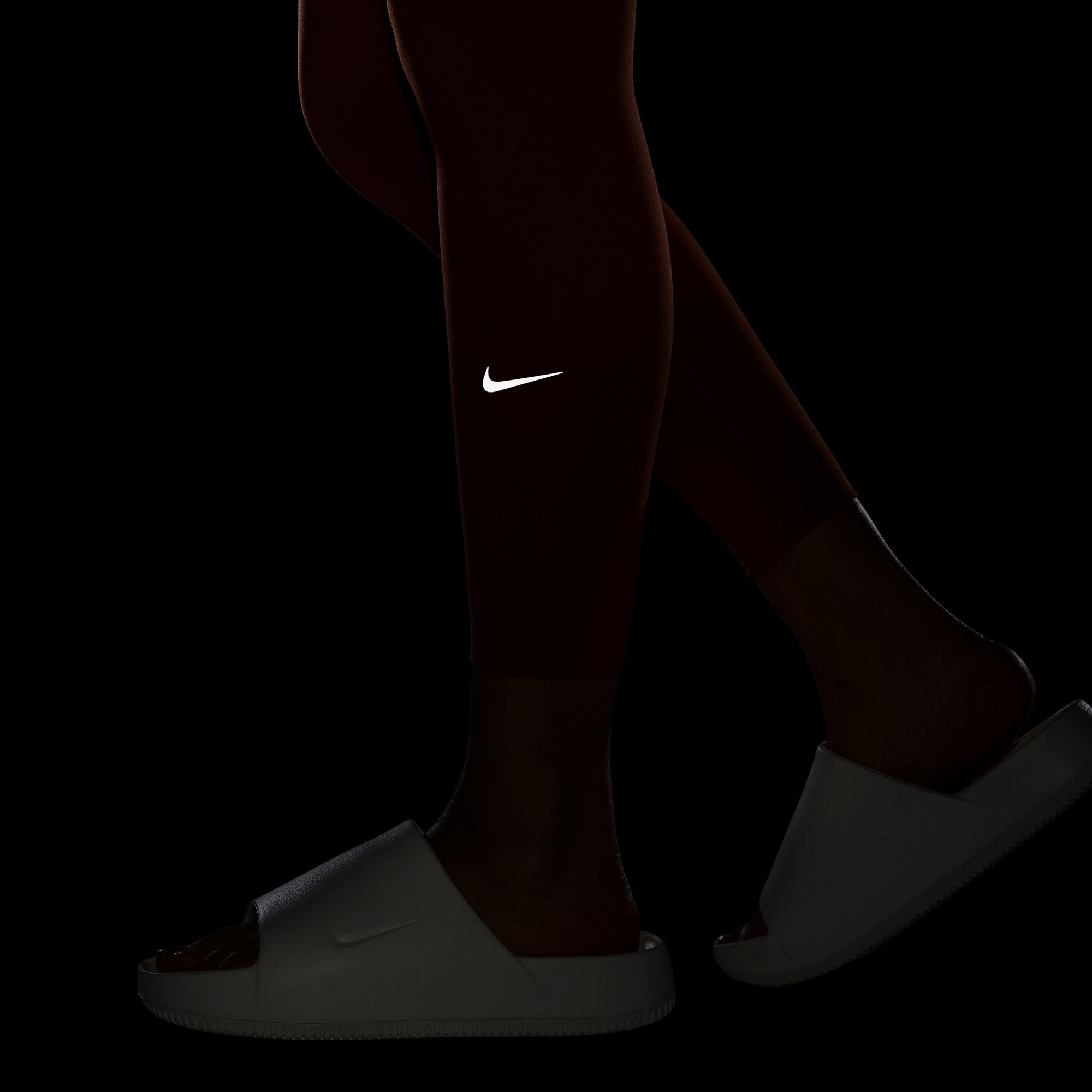 Nike Dri-Fit One High Rise 7/8 Kadın Turuncu Tayt