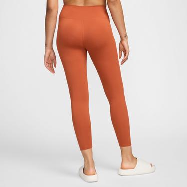  Nike Dri-Fit One High Rise 7/8 Kadın Turuncu Tayt