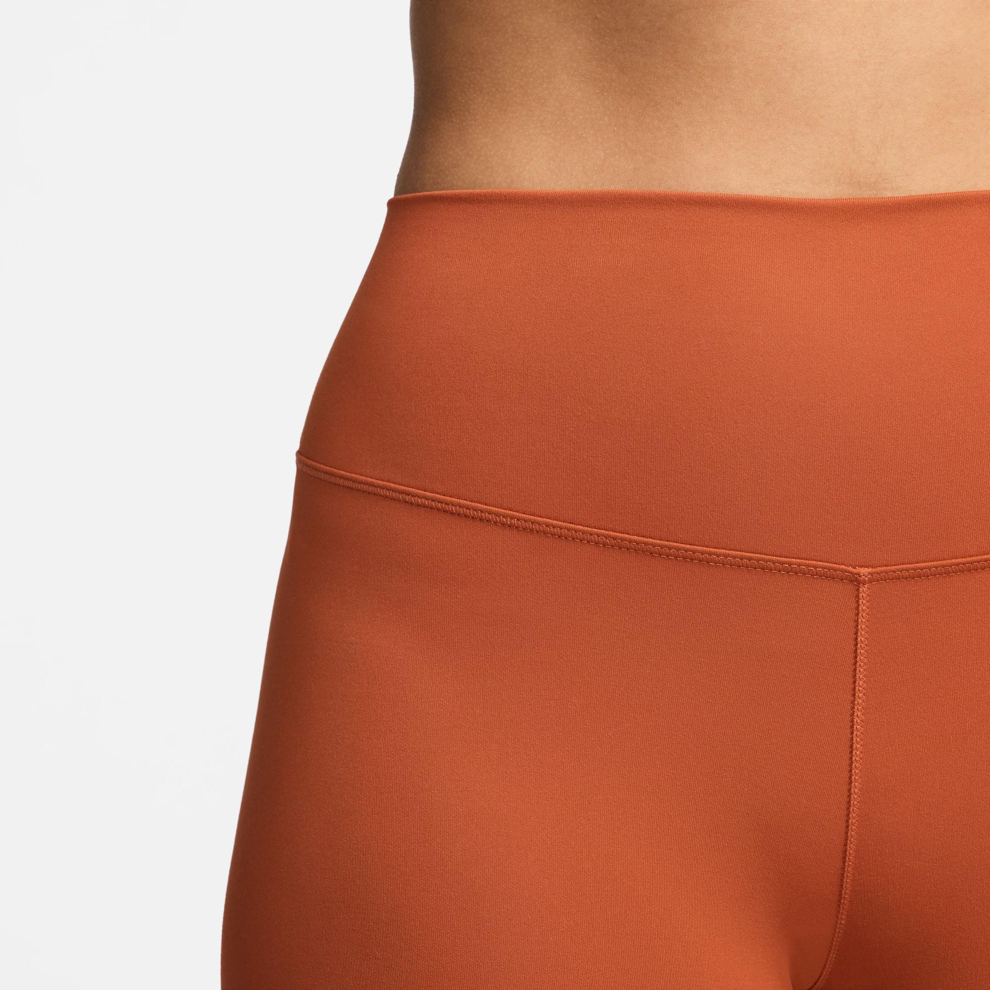 Nike Dri-Fit One High Rise 7/8 Kadın Turuncu Tayt