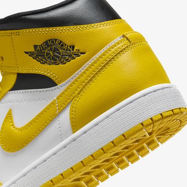  Jordan Air 1 Mid Kadın Sarı Spor Ayakkabı