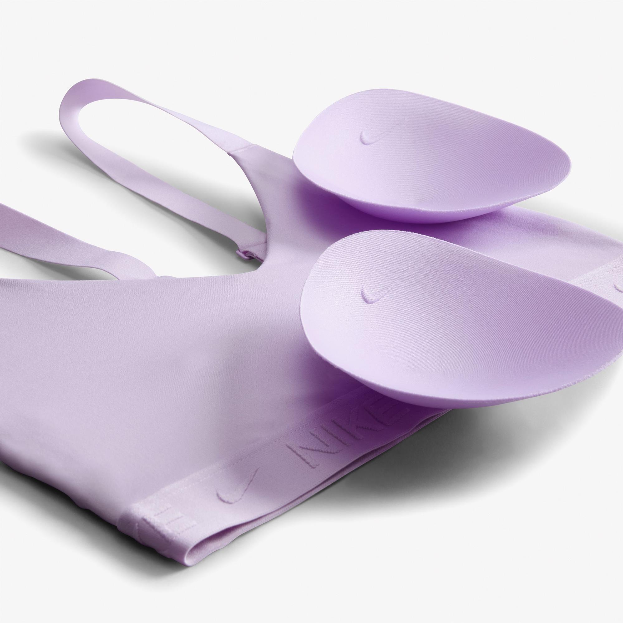 Nike Dri-Fit Indy Orta Destekli Kadın Mor Bra