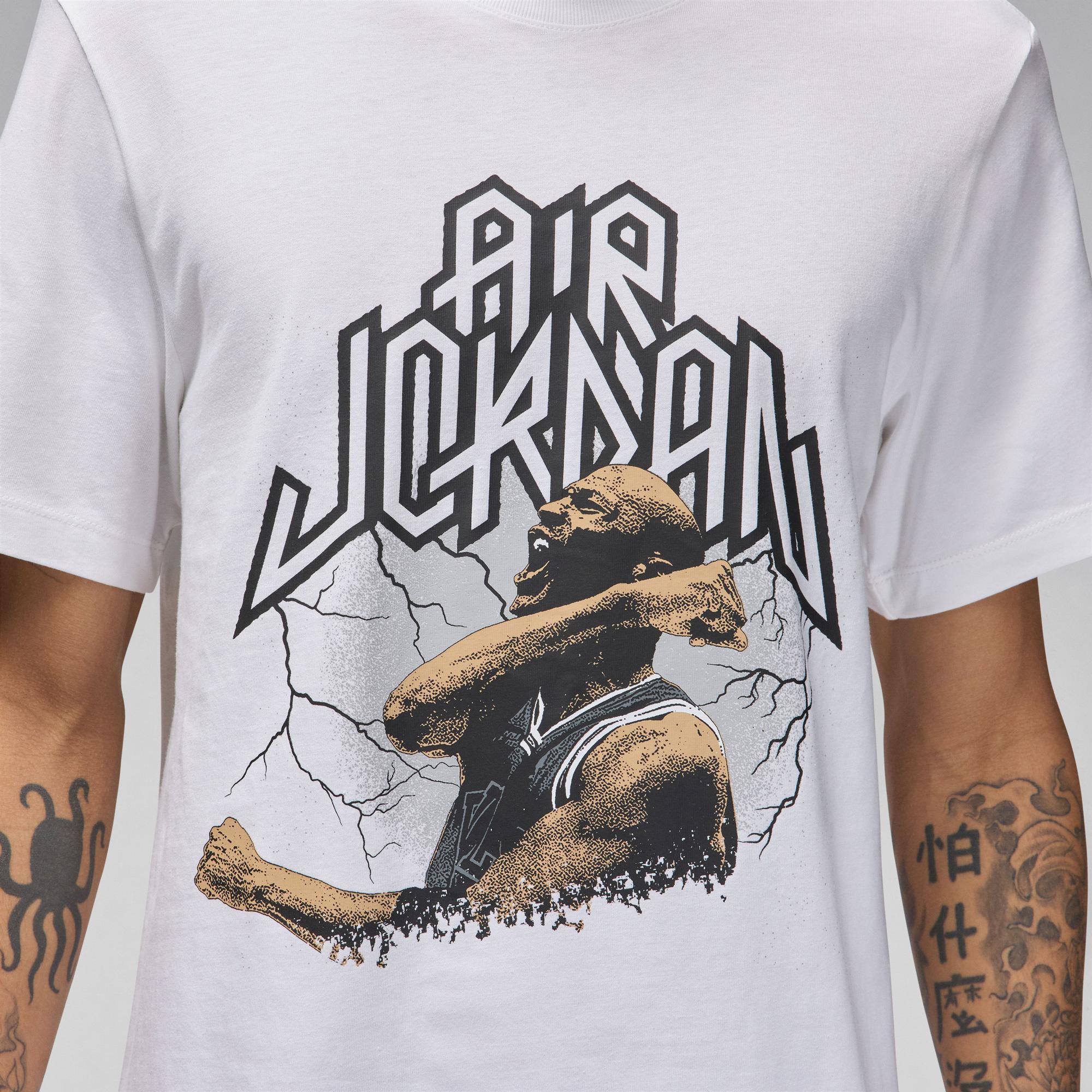 Jordan Sport Graphics Erkek Beyaz T-Shirt