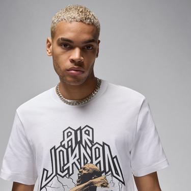  Jordan Sport Graphics Erkek Beyaz T-Shirt