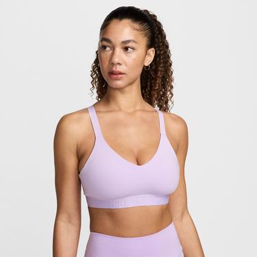  Nike Dri-Fit Indy Orta Destekli Kadın Mor Bra