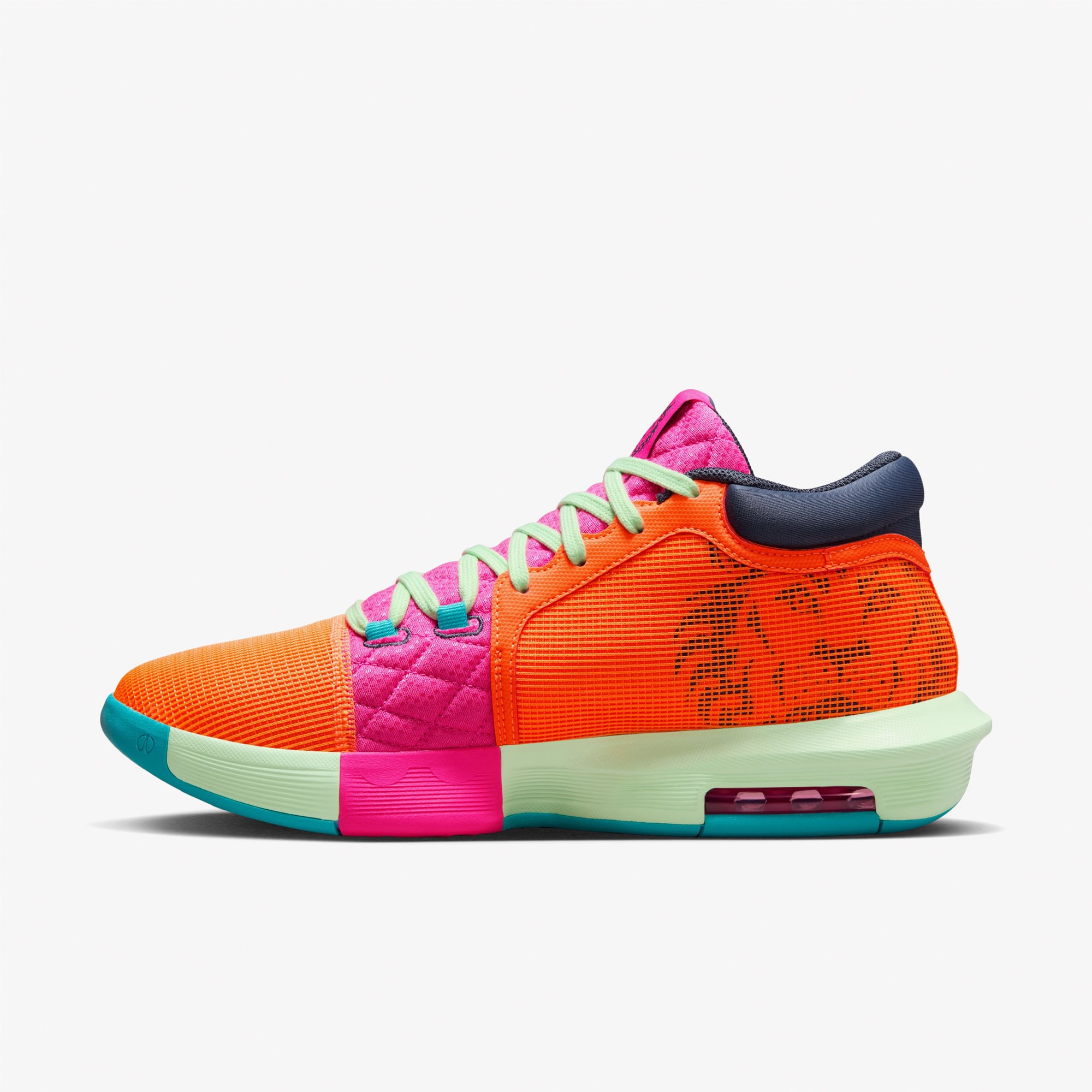 Nike Nike LeBron Witness 8 Erkek Turuncu Spor Ayakkabı Sneaker | FashFed Turuncu - 5. görsel