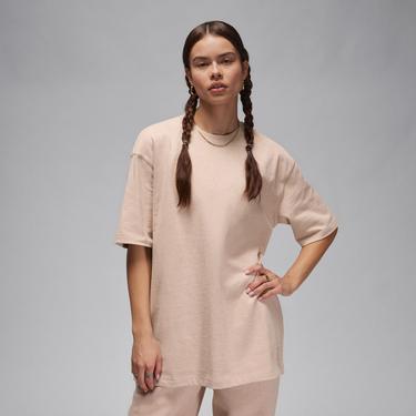  Jordan Essentials Oversize Kadın Kahverengi T-Shirt