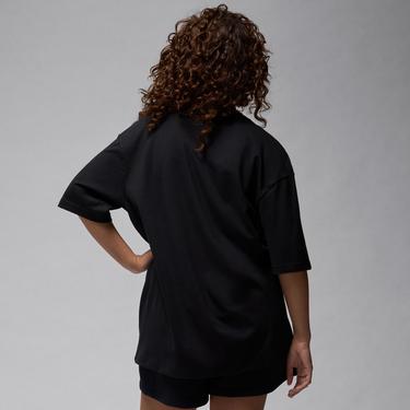  Jordan Grafix Oversize Kadın Siyah T-Shirt