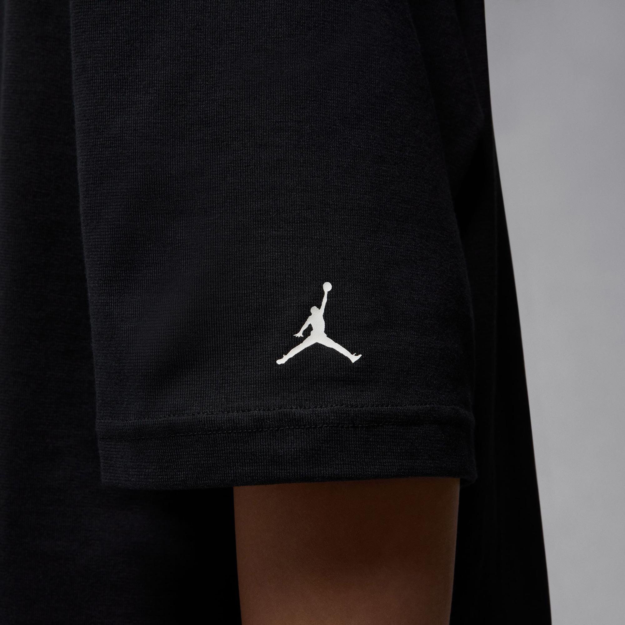 Jordan Grafix Oversize Kadın Siyah T-Shirt