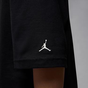  Jordan Grafix Oversize Kadın Siyah T-Shirt